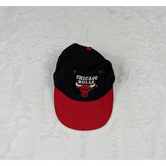 Other - Vtg Chicago Bulls Youth Snapback Hat AJD Sports Boys Spellout Jordan Cap